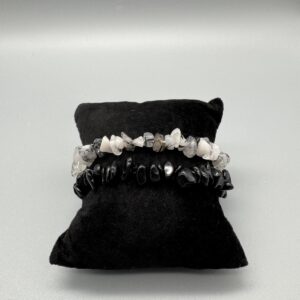 Set: Toermalijn en obsidiaan